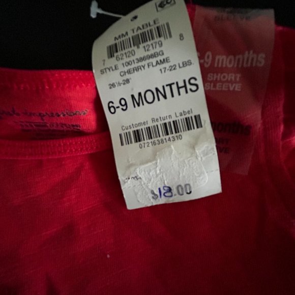 FIRST IMPRESSIONS & EPIC THREADS GIRLS SUNSET FLAMINGO 2-PC HEART SET - Picture 10 of 11